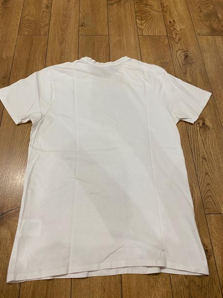 Biele tričko s nápisom - veľ. m, m
