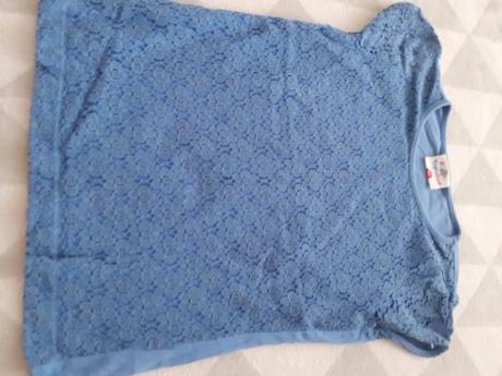 Modre dievcenske tricko, topolino,128