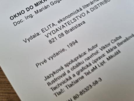 Okno do mikroekonómie, 