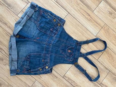 Riflové kratasy, denim,42