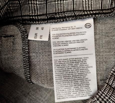 Krásne elegantné legíny c&a - nové s visačkou, c&a,38