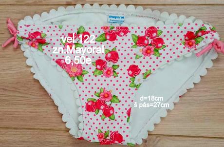 Dievčenské plavky veĺ.122, zn.mayoral, mayoral,122