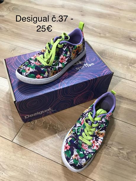 Dámske sieťované tenisky desigual č.37, desigual,37