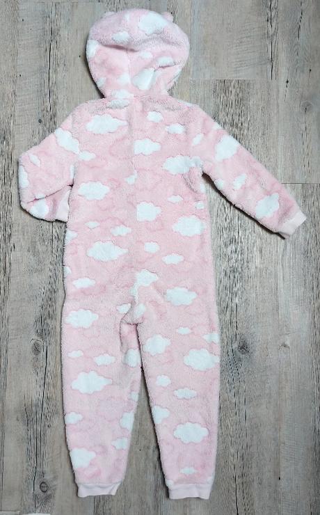 Rúžový flísový overal, c&a,110