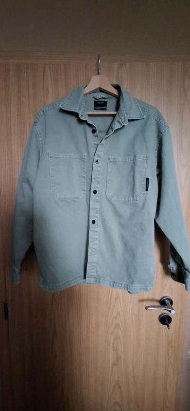 Rifľová košeľa farba kaki značka cropp, m