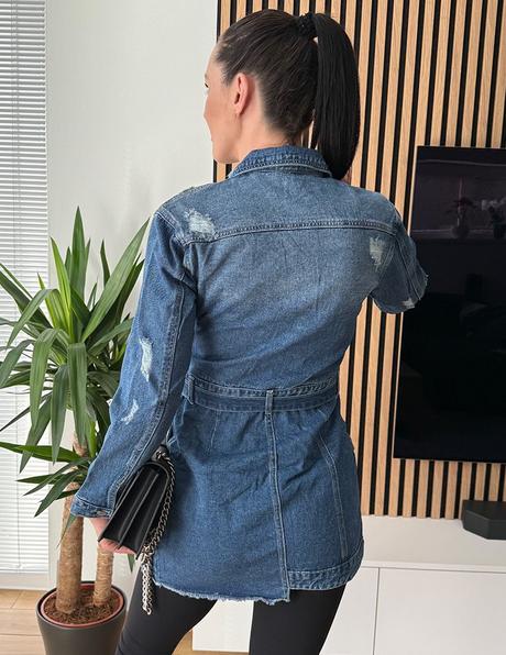 Rifľová bunda isolda, s