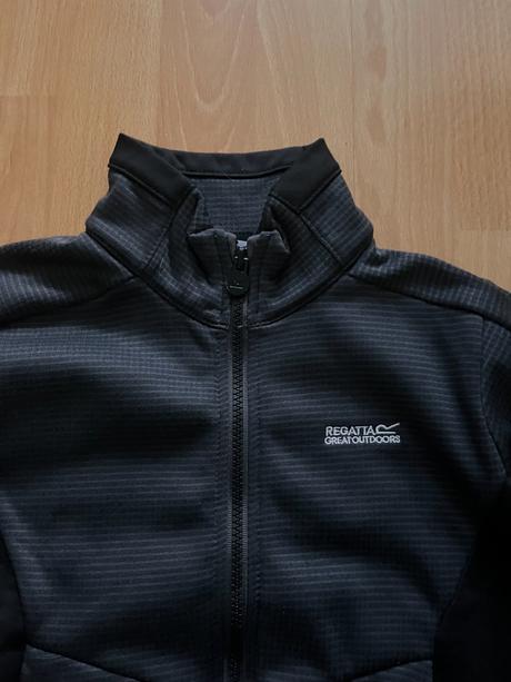 Čierna športová mikina na zips regatta great outdo, regatta,128