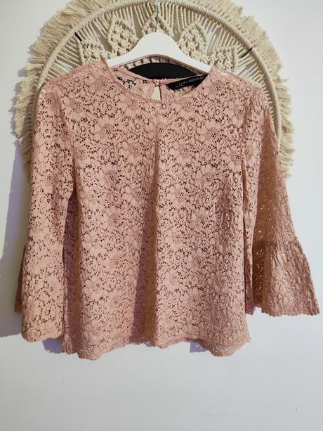 Krajkovaná blúzka zara, zara,m
