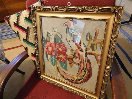 Staré obrazy porcelánové šálky,