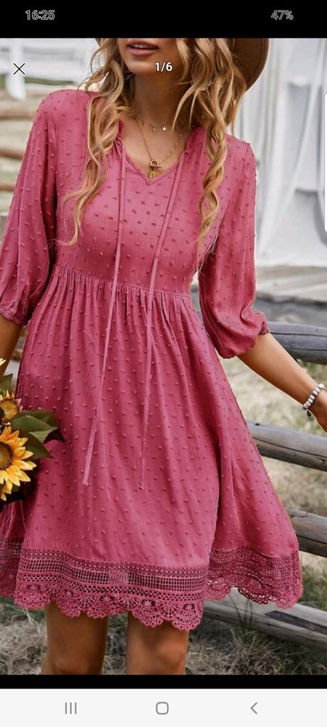 Šaty romantické poštovné zdarma, l / m / s / xl