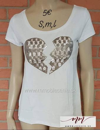 Tričko - zlomené srdce, l / m / s