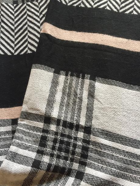 Veľký dámsky šál so strapcami h&m, h&m,xxl