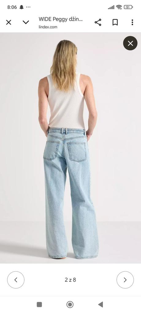 Lindex wide široké rifle, lindex,48