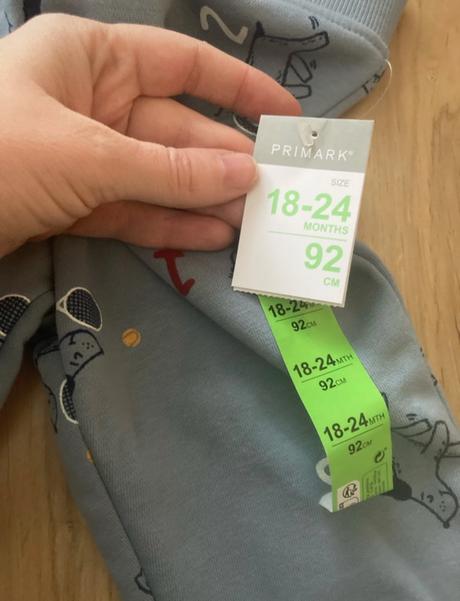 Tepláčky, primark,92