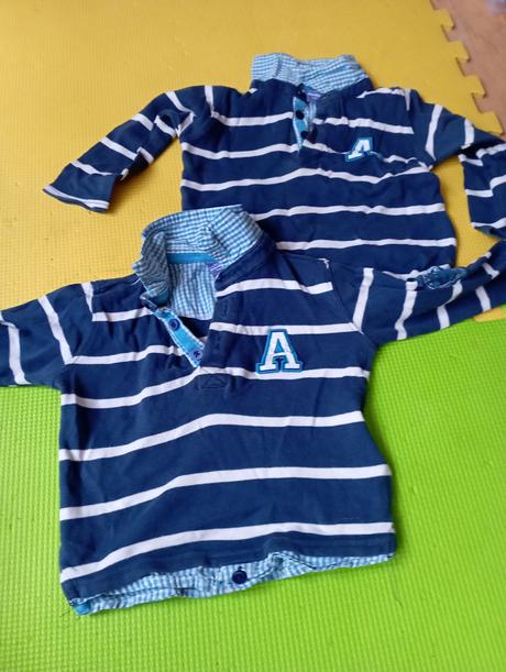 Balík oblečenia dvojičky chlapci, 86