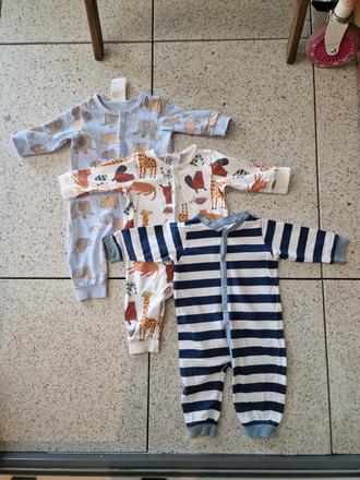 3 ks overaliky, h&m,62