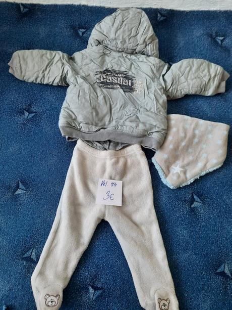 Zimna bunda a polodupačku hrube vel.74, 74