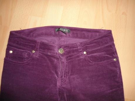 Fialove nohavice, amisu,xs