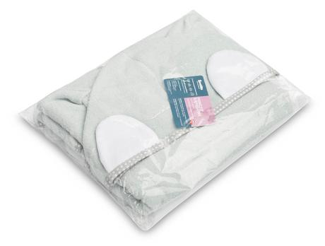 Sensillo pončo na kúpanie šedé, 