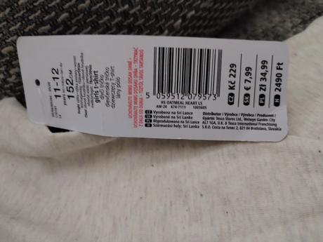 Tričko s flitrami, f&f,152