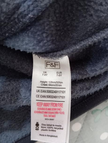 Flísová mikinka, f&f,128