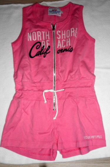 Krátky šortkový overal, 128