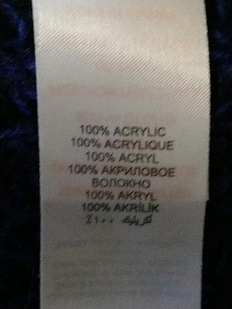 Dievčenský modrý acrylový pulóver, generation, 158