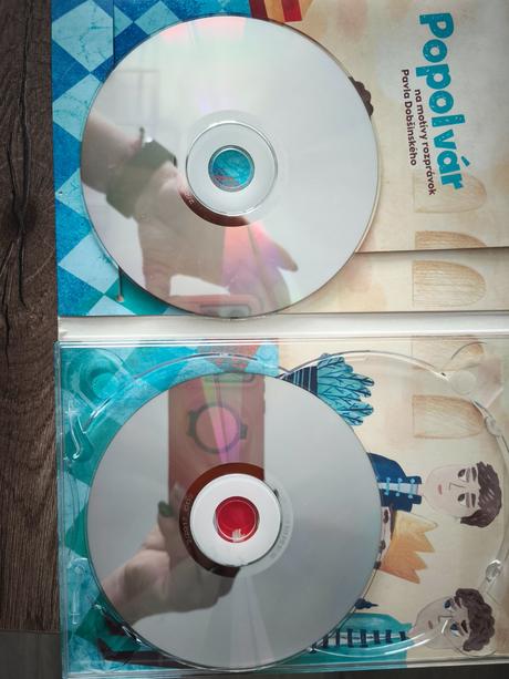 Cd s rozprávkou + pesničky popolvar,