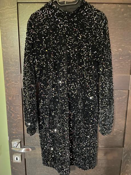 Flitrové šaty, reserved,xl