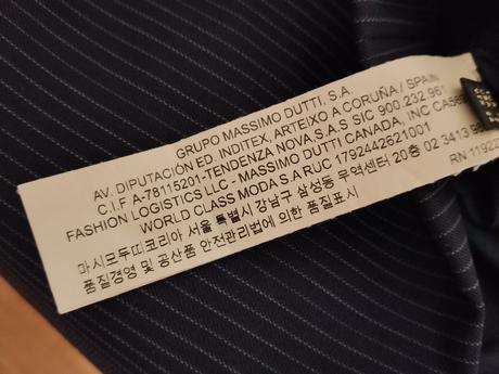 Massimo dutti vlnená business sukňa, 34