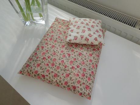 Hrejivý vankúšik  kvietok pudrovo ruž. z obilia,, 