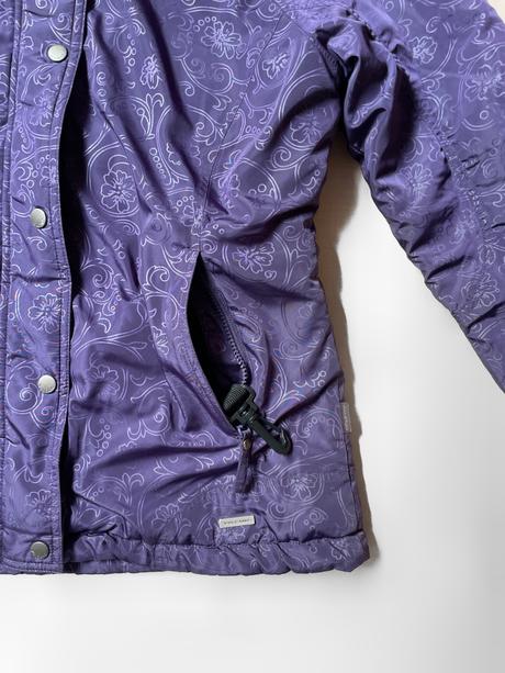 Fialová dámska zimná vetrovka volcano 38, m