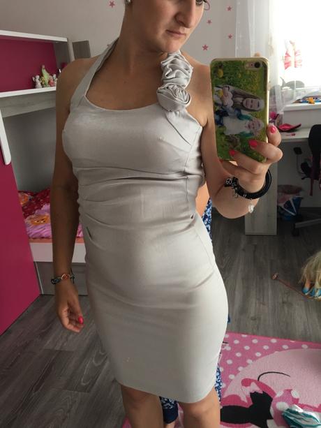 Spoločenské krátke šaty, s