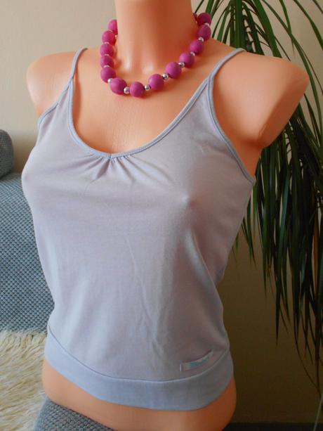 Jemnučko fialkový letný top, diadora,xs