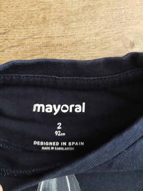 Tričko s dlhým rukávom zn. mayoral v. 92, mayoral,92