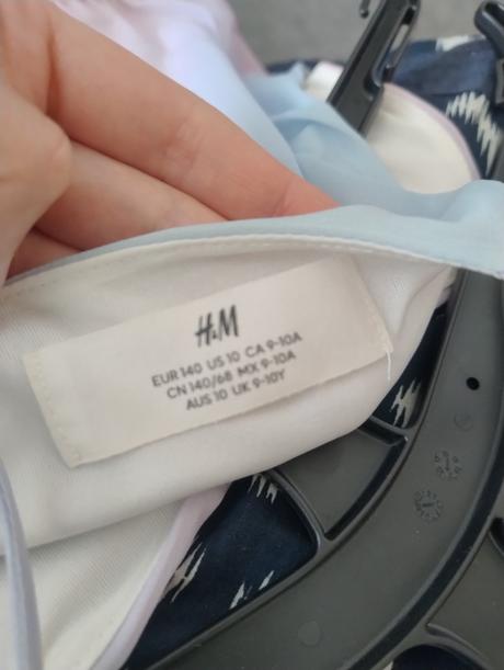 Šaty dúhové, h&m,140