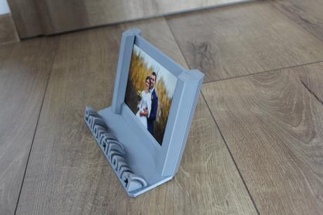 Fotorámik s 3d nápisom,