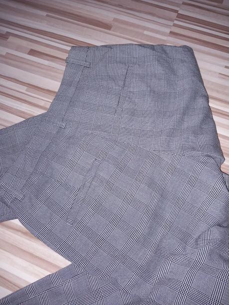 Kárované nohavice, h&m,36