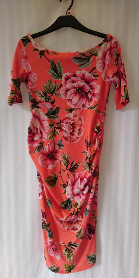 Dámske elastické ružové materské šaty, asos, s