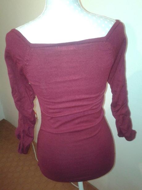 Červenohnedý svetrík lifeline veľ. xs/s, xs