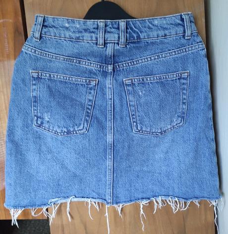 Riflová sukňa topshop, topshop,s