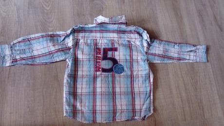 Košeľa s číslom 5 na crbte, berti,104