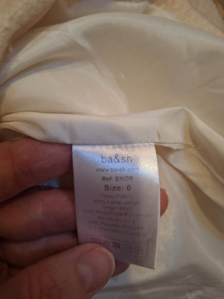 Ba&sh elegantny vlneny top, xs