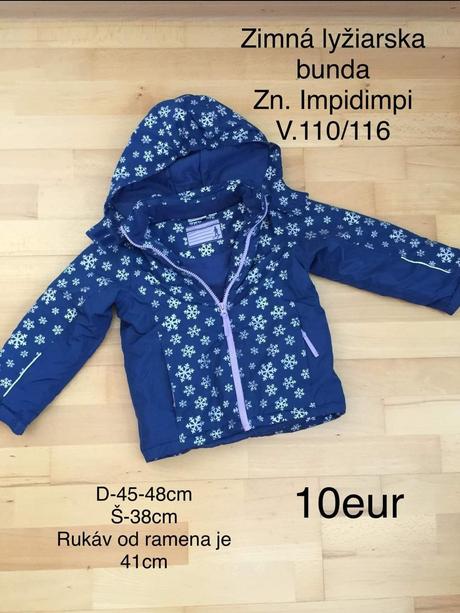 Zimná bunda impidimpi, impidimpi,110