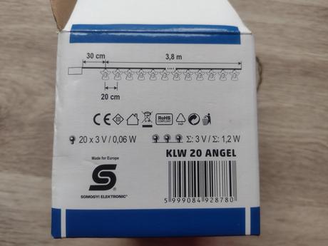 Vianočné svetielka - anjeli, 