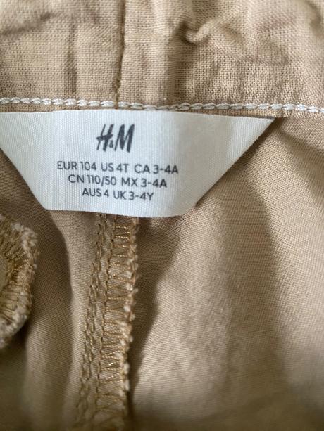 Nohavice elegantne, h&m,104