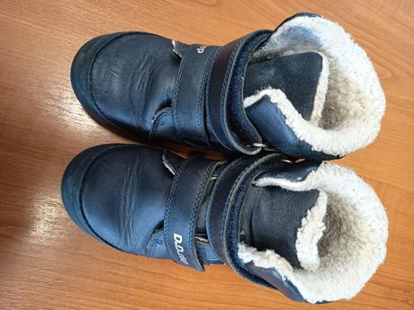 Zimné topánky dd step svietiace v tme, vd 19 cm, d.d.step,30