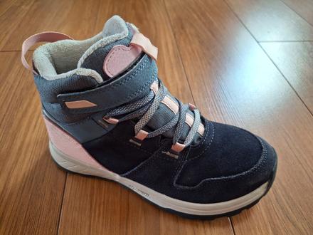 Topánky na zimu- kožené, quechua,34