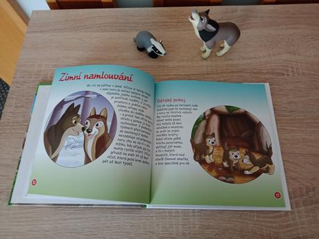 Detská kniha bydlim v lese-vlk,