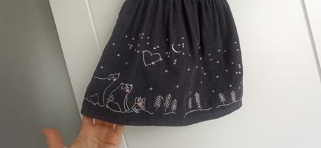 Šaty so zimným motívom, george,80